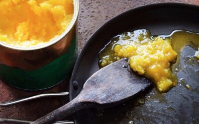 Preparación del ghee