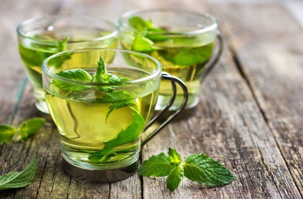 Té de menta drenánte de líquidos