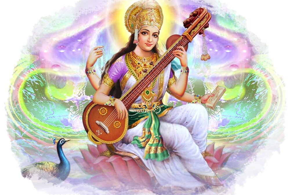 Saraswati, la diosa hindú de la sabiduría